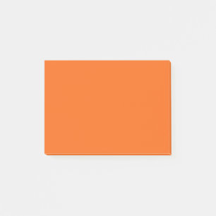 Orange Tiger Solid Color Post-it Klebezettel