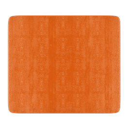 Orange Tiger Solid Color Schneidebrett