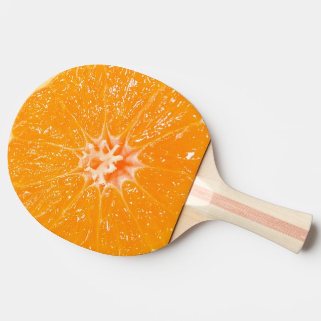 orange tischtennis schläger (Seitenansicht)