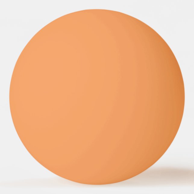 Orange Tischtennisball (Vorderseite)