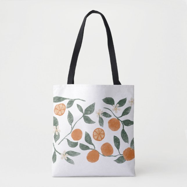 Orange Tote Bag Tasche (Vorderseite)
