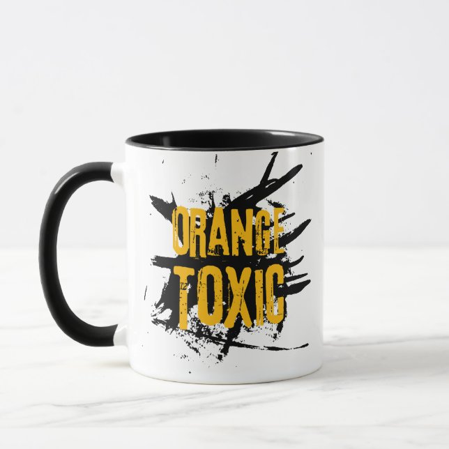 Orange Toxic Unti Trump Political Resistance  Tasse (Links)