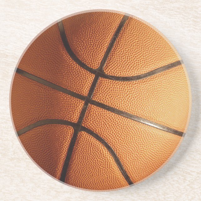 Orange Traditional Basketball, Getränkeuntersetzer (Vorne)