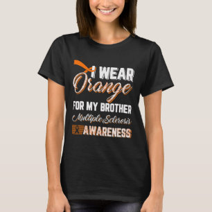 Orange tragen für meine BrustMultiple Sklerose T-Shirt