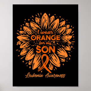 Orange tragen für meine sonnige Orangenblütenleukä Poster