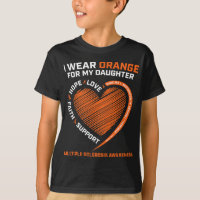 Orange tragen für meine Tochter Multiple Sklerose