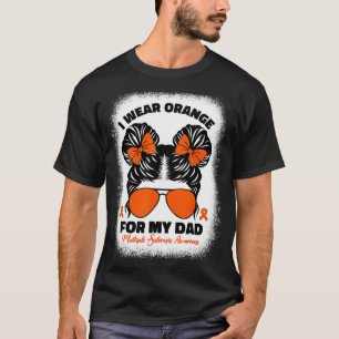 Orange tragen für meinen Vater MS Multiple Skleros T-Shirt