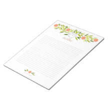 Orange Tree Cat XL Notepad