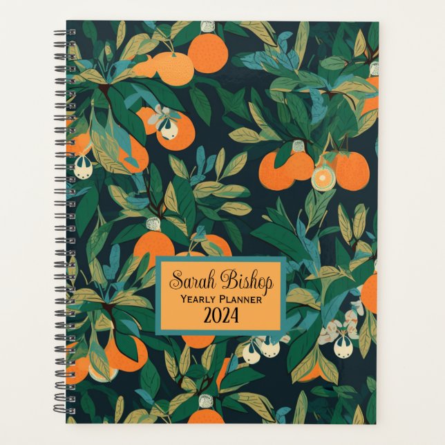 Orange Tree Custom Yan Planner Hardcover (Devant)