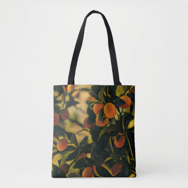 Orange Tree Funky Tote Bag Tasche (Vorderseite)