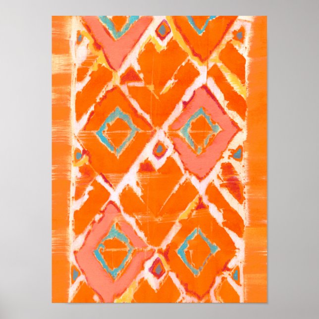 Orange Tribal II Poster (Vorne)