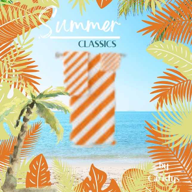 Orange trié et blanc (Créateur téléchargé)