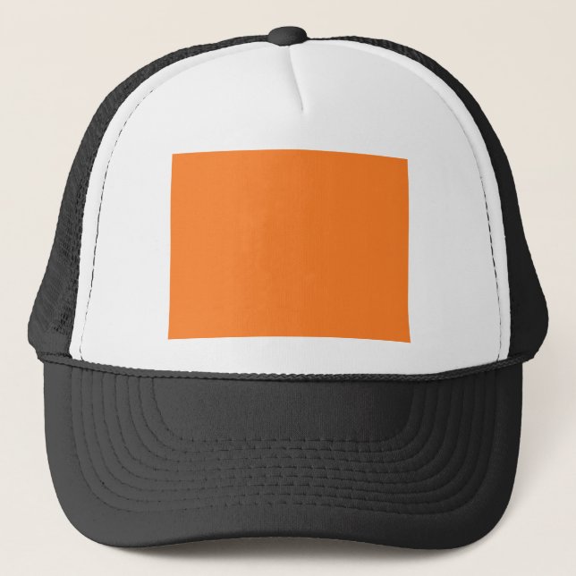 Orange Truckerkappe (Vorderseite)