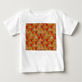 Orange Tulip Field Baby T-shirt