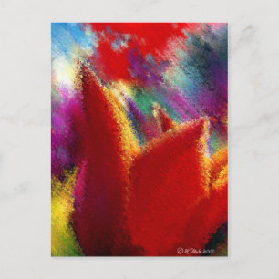 Orange Tulip Postkarte
