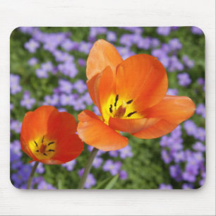 Orange Tulips Mousepad