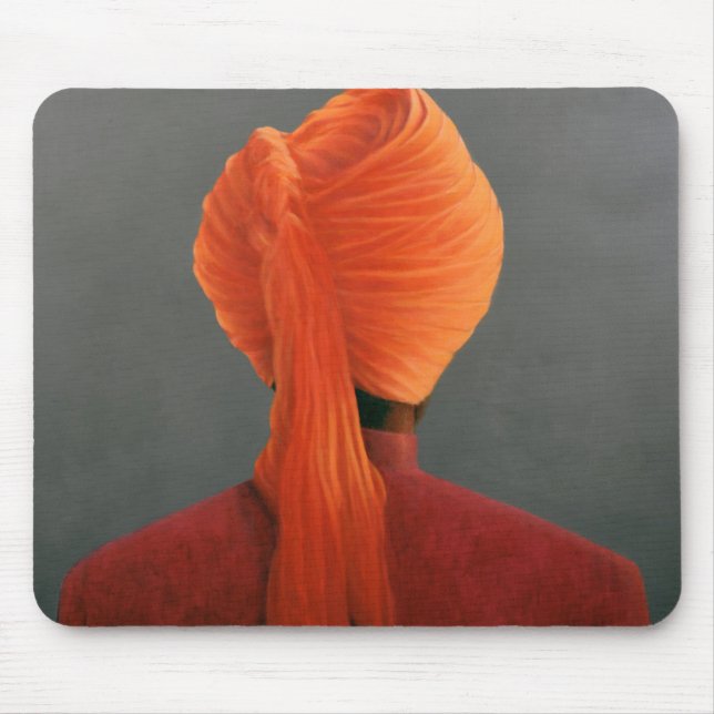Orange Turban Mousepad (Vorne)