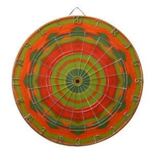 Orange Twirl Dartscheibe