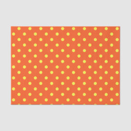 Orange u. gelbe Tupfen Seidenpapier