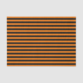 Orange u. schwarze gestreifte Seidenpapiere Seidenpapier