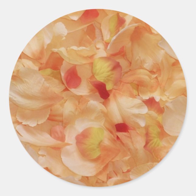 Orange Umschlag Aufkleber Sticker (Vorderseite)
