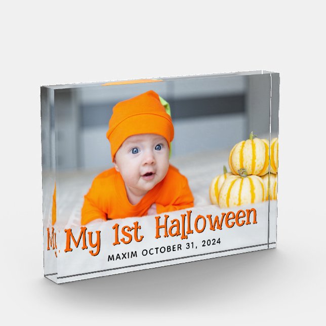 Orange und Black My 1 Halloween Foto (Links)