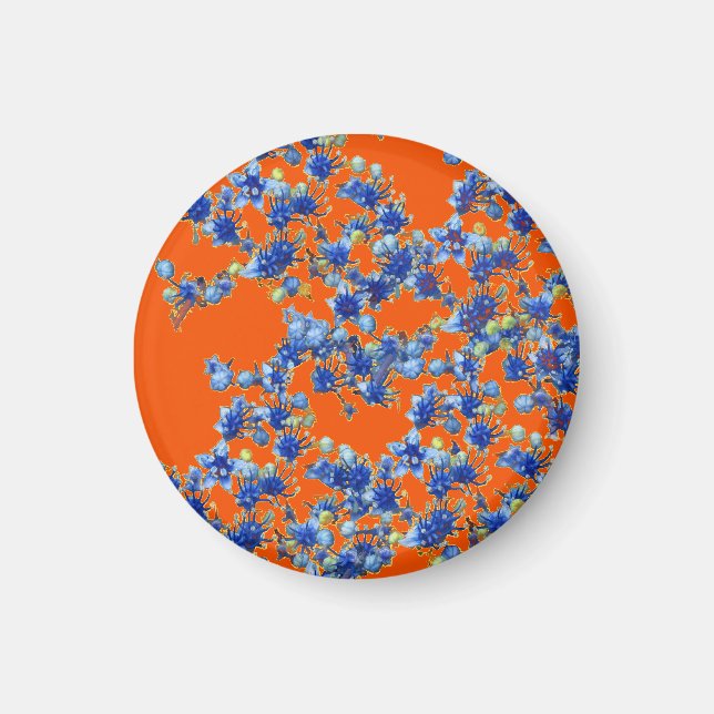 orange und blau magnet (Vorne)