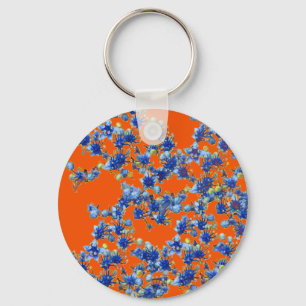 orange und blau schlüsselanhänger