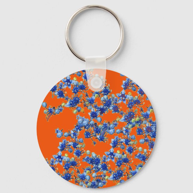 orange und blau schlüsselanhänger (Vorderseite)