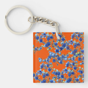orange und blau schlüsselanhänger