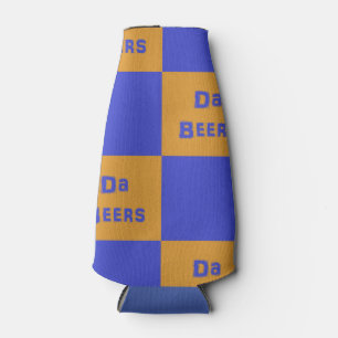Orange und blaues "DA-Bier-" Getränkecoolerer Flaschenkühler