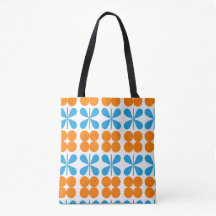 Orange und Blue Butterfly Pattern
