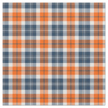 Orange und Blue Sporty Kariert