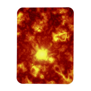 Orange und Gelb Magnet