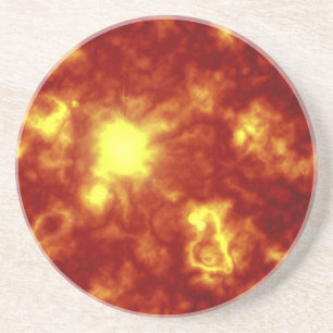 Orange und Gelb Sandstein Untersetzer