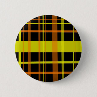 Orange und gelbes kariertes button