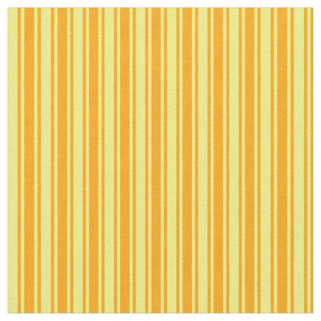 Orange- und Gelbstreifen/Linienmuster Stoff (Nahaufnahme)