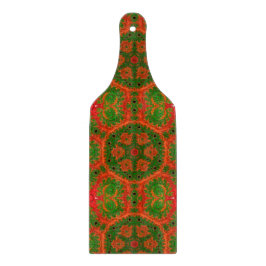 Orange und Green Kaleidoskop Schneidebrett
