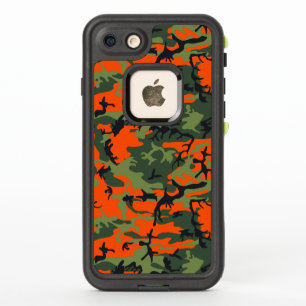Orange und grüne Tarnung, Militär, Armee