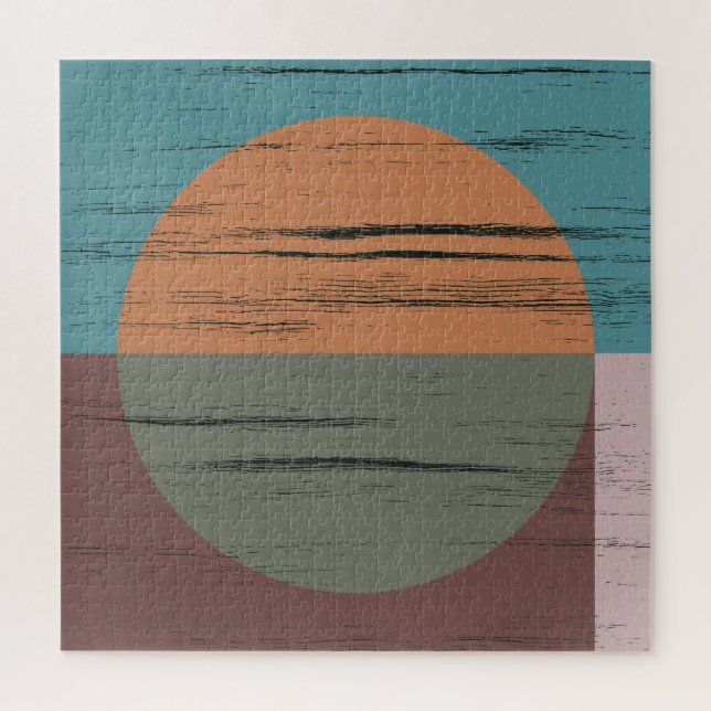 Orange und grüner Kreis (Vertikal)