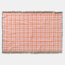 Orange und heißes Rosa kariert