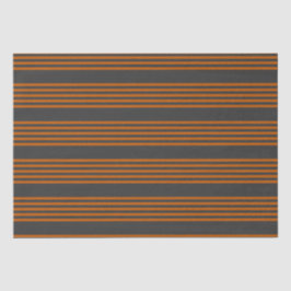 Orange und Holzkohle, fünf Streifen Seidenpapier