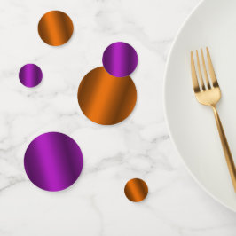 Orange und Lila Halloween Konfetti
