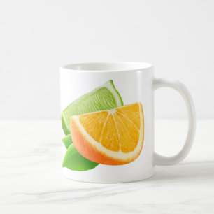 Orange und Limon Kaffeetasse