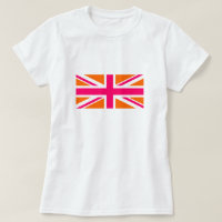 Orange und Pink Union Jack