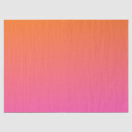 Orange und Rosa glühen Seidenpapier