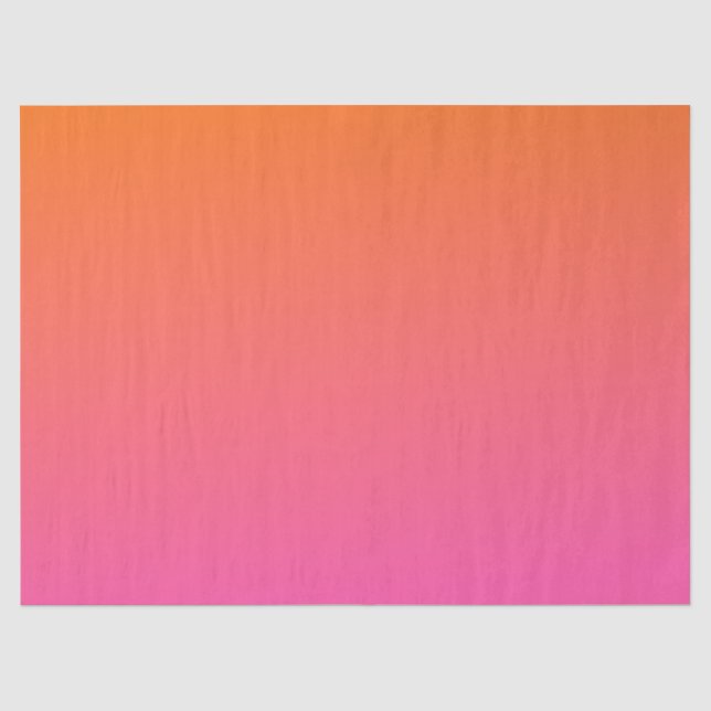 Orange und Rosa glühen Seidenpapier (Vorderseite)
