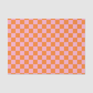 Orange und Rosa Seidenpapier
