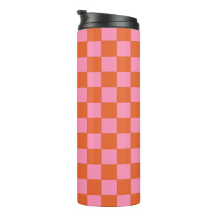 Orange und Rosa Thermosbecher