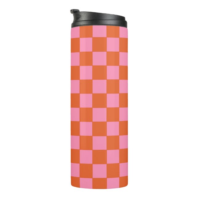 Orange und Rosa Thermosbecher (Nach rechts gedreht)